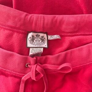 JUICY COUTURE Pink Velour Pants